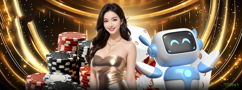 Imagem promocional das apostas esportivas da 555bet