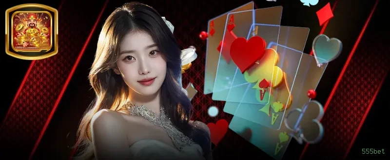 Imagem promocional do cassino online da 555bet mostrando jogos ao vivo